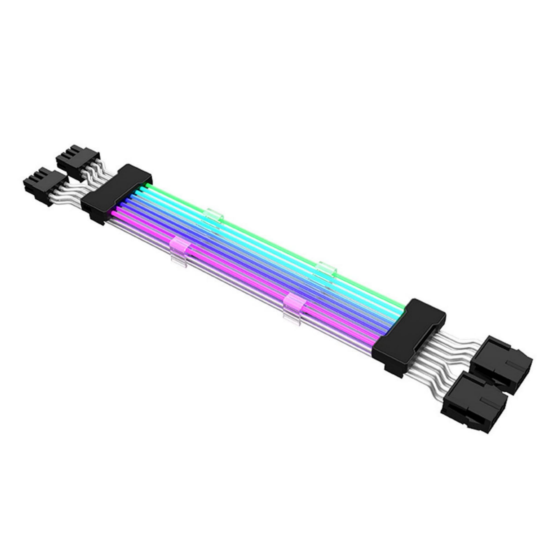 Amazon.com: 2x8 Pin RGB GPU Cable, RGB PSU Cables Extensions, 5V
